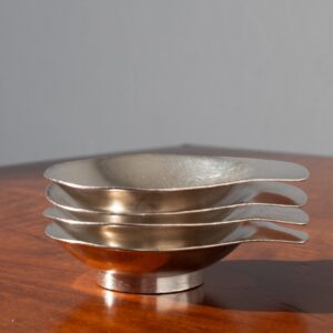 Silver Plated Metal Dessert Plates