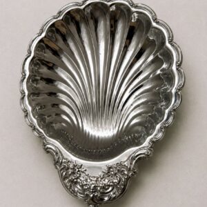 Silver Plated Shell Serving Plate