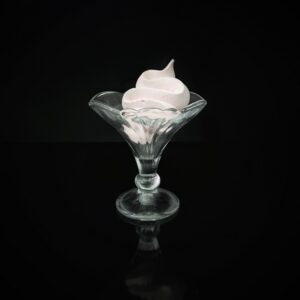Art Deco Fleur-de-Lis Dessert Cups, Set of 4
